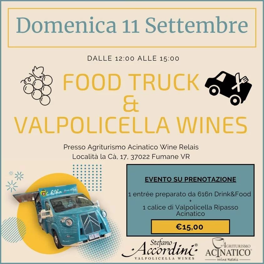 Food Truck & Valpolicella wines﻿