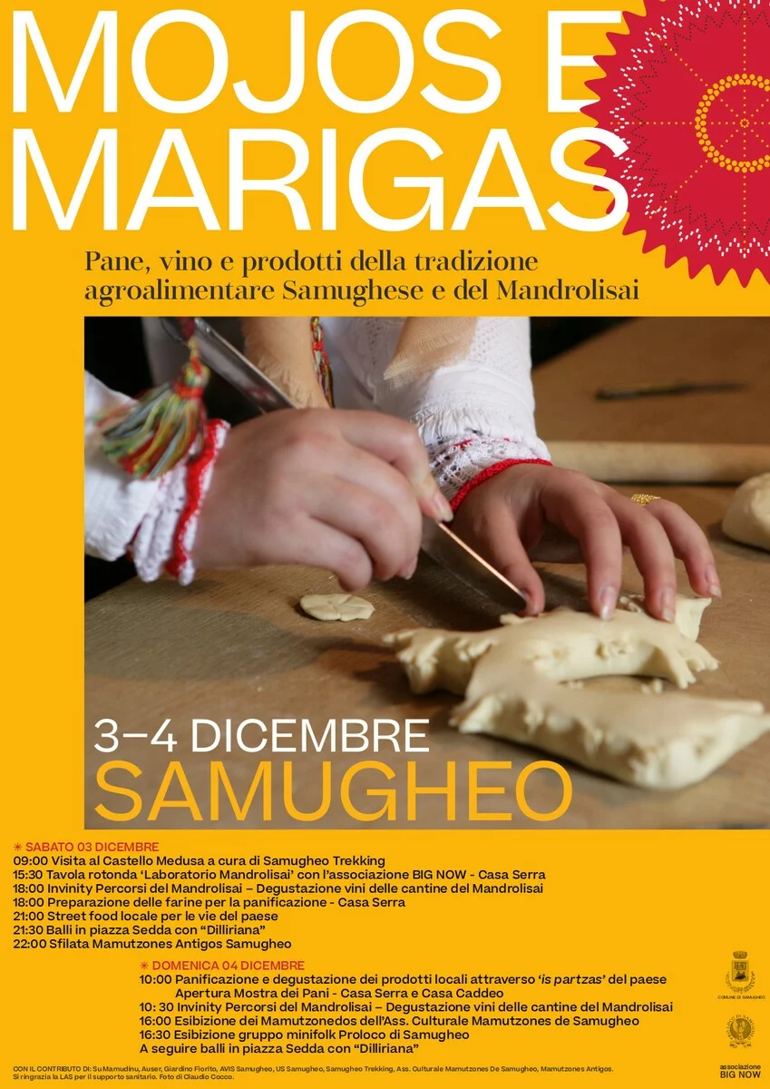 Mojos e Marigas - prodotti della tradizione agroalimentare samughese e del Mandrolisai