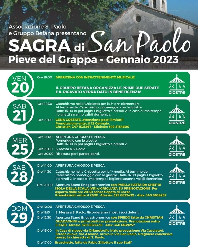 Sagra di San Paolo - Pieve del Grappa (TV)